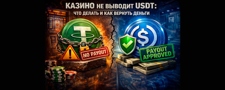 Казино не выводит USDT