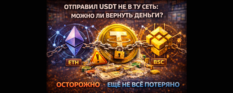 Отправил usdt не в ту сеть, что делать